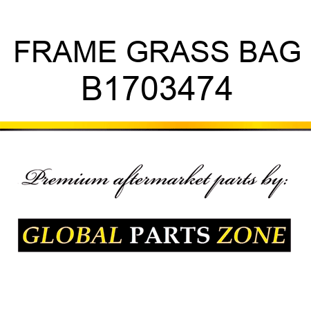 FRAME GRASS BAG B1703474