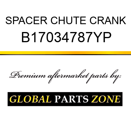 SPACER CHUTE CRANK B17034787YP