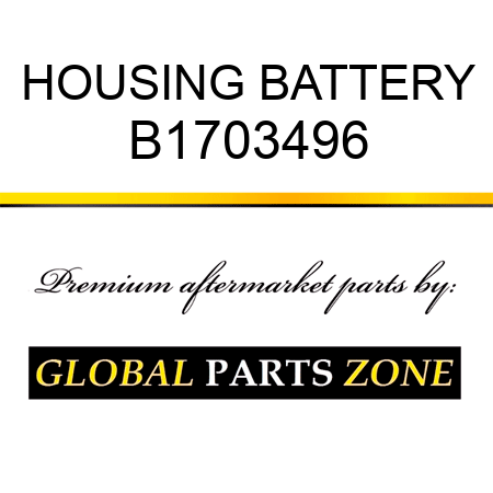 HOUSING BATTERY B1703496