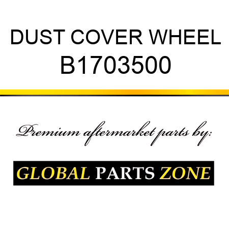 DUST COVER WHEEL B1703500