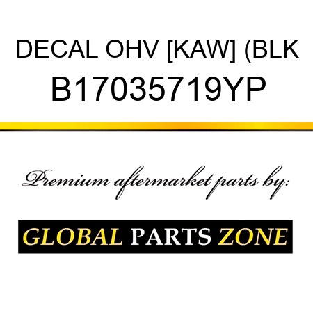 DECAL OHV [KAW] (BLK B17035719YP