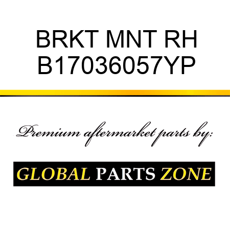 BRKT MNT RH B17036057YP