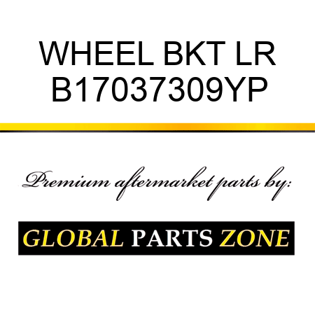 WHEEL BKT LR B17037309YP