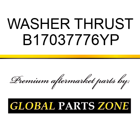 WASHER THRUST B17037776YP