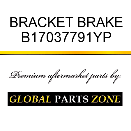 BRACKET BRAKE B17037791YP