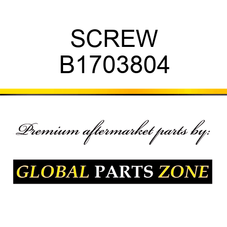 SCREW B1703804