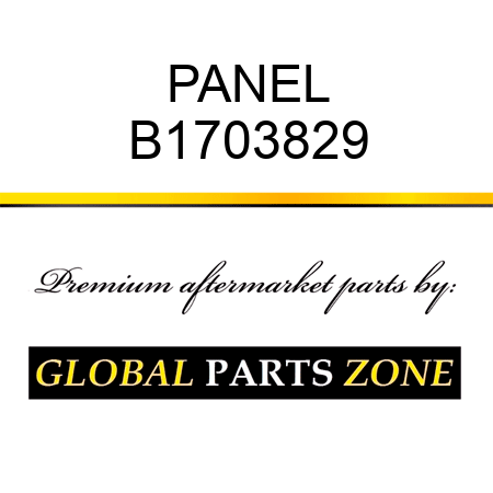 PANEL B1703829