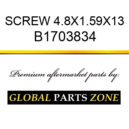 SCREW 4.8X1.59X13 B1703834