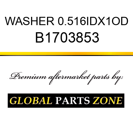 WASHER 0.516IDX1OD B1703853