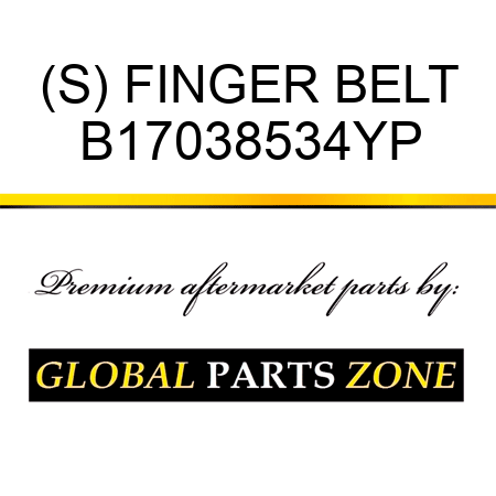 (S) FINGER BELT B17038534YP