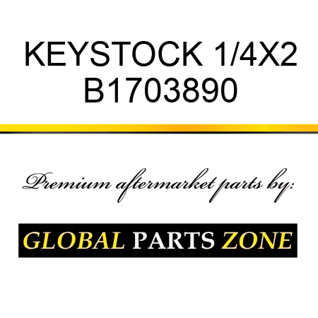 KEYSTOCK 1/4X2 B1703890