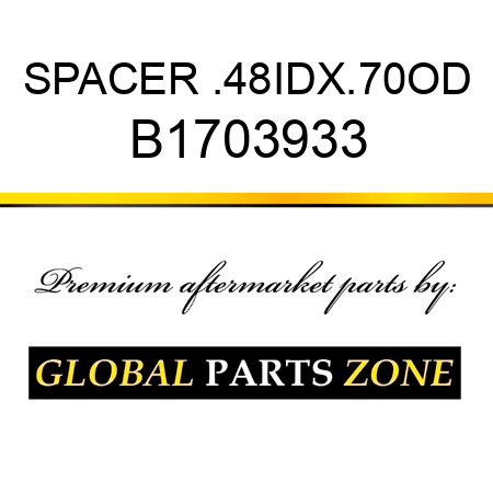 SPACER .48IDX.70OD B1703933