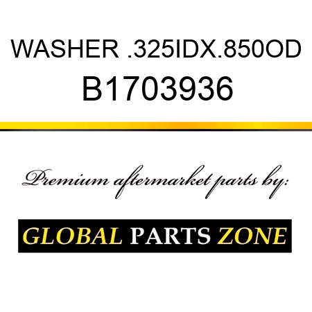 WASHER .325IDX.850OD B1703936