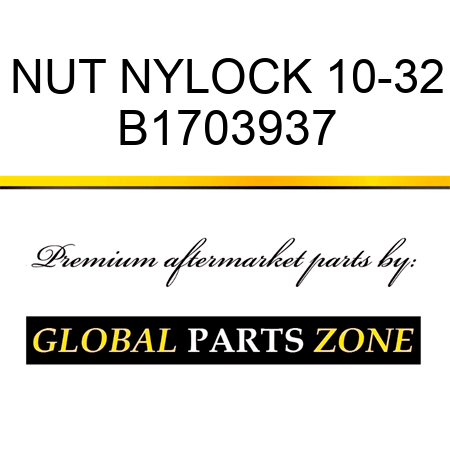 NUT NYLOCK 10-32 B1703937