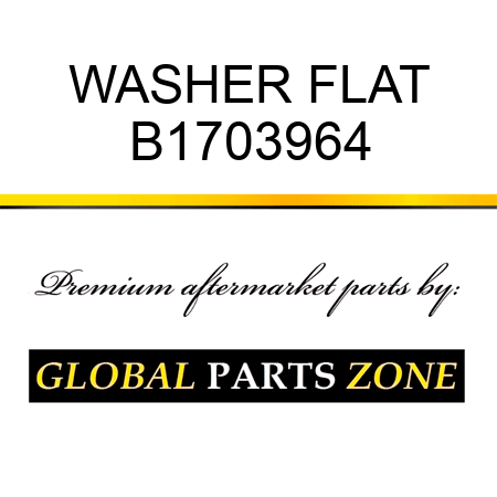 WASHER FLAT B1703964