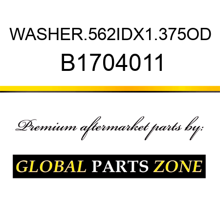 WASHER.562IDX1.375OD B1704011