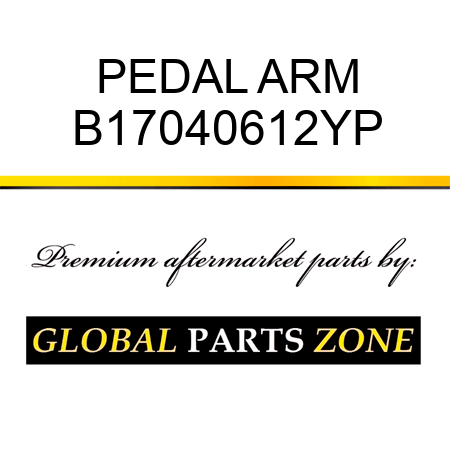 PEDAL ARM B17040612YP