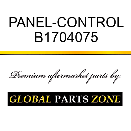 PANEL-CONTROL B1704075