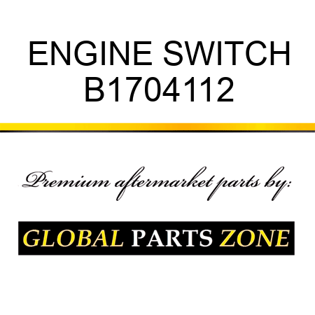ENGINE SWITCH B1704112