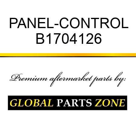 PANEL-CONTROL B1704126