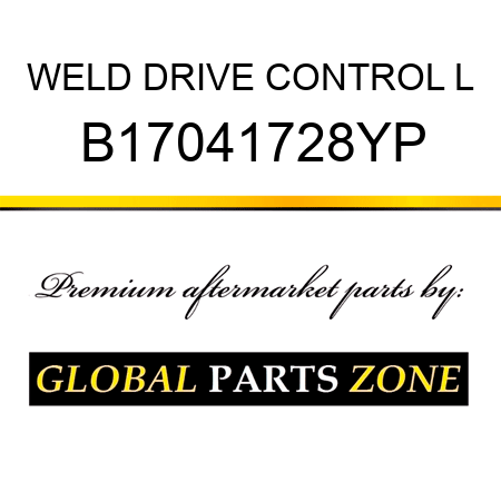 WELD DRIVE CONTROL L B17041728YP