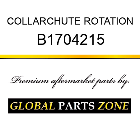 COLLARCHUTE ROTATION B1704215