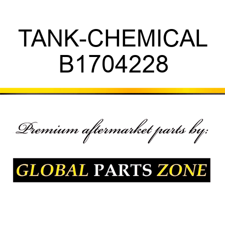 TANK-CHEMICAL B1704228