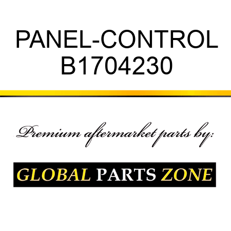 PANEL-CONTROL B1704230