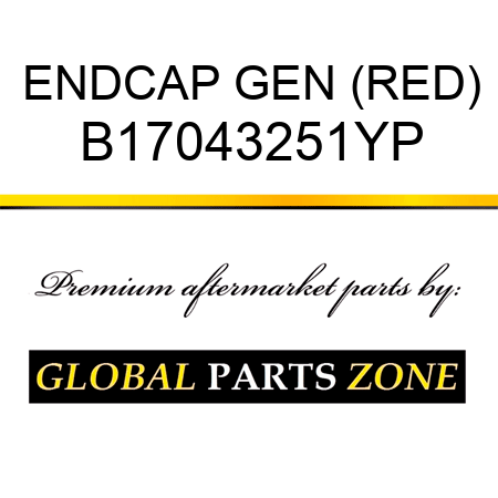 ENDCAP GEN (RED) B17043251YP