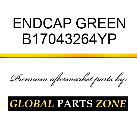 ENDCAP GREEN B17043264YP