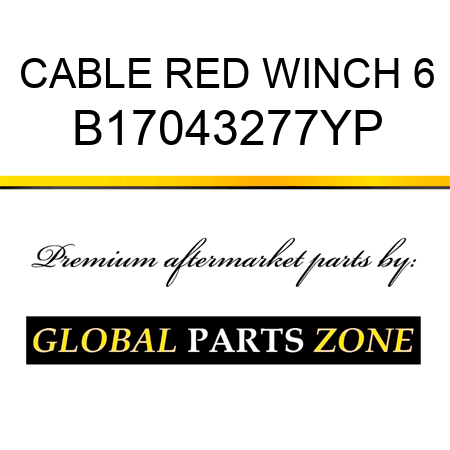 CABLE RED WINCH 6 B17043277YP