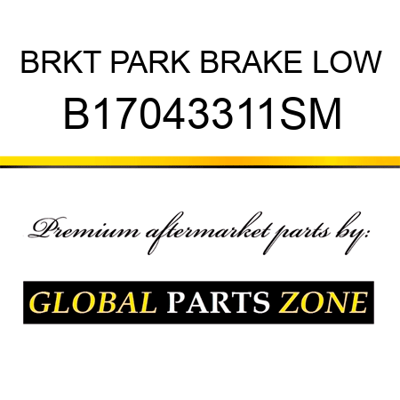 BRKT PARK BRAKE LOW B17043311SM
