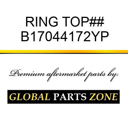 RING TOP## B17044172YP