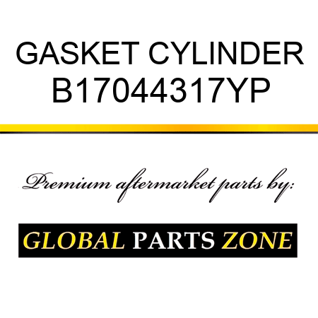 GASKET CYLINDER B17044317YP