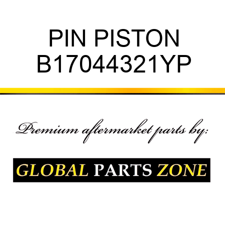 PIN PISTON B17044321YP