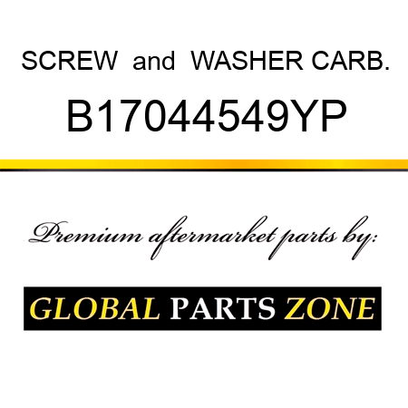 SCREW & WASHER CARB. B17044549YP
