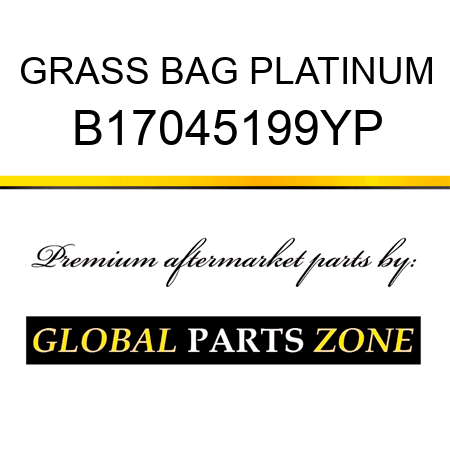 GRASS BAG PLATINUM B17045199YP