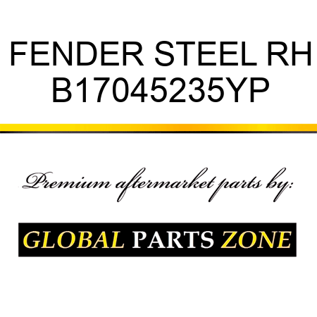 FENDER STEEL RH B17045235YP