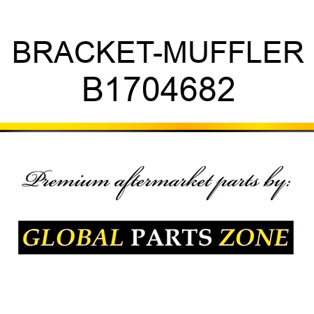 BRACKET-MUFFLER B1704682