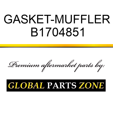 GASKET-MUFFLER B1704851