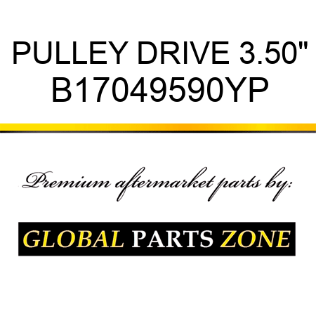 PULLEY DRIVE 3.50