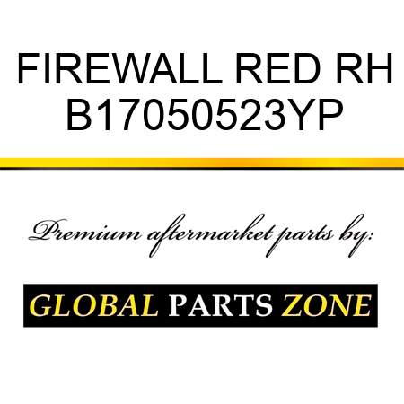 FIREWALL RED RH B17050523YP
