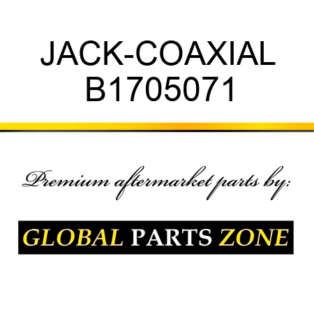 JACK-COAXIAL B1705071