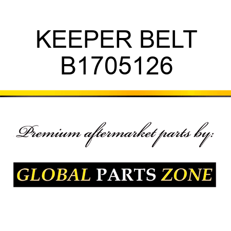 KEEPER BELT B1705126
