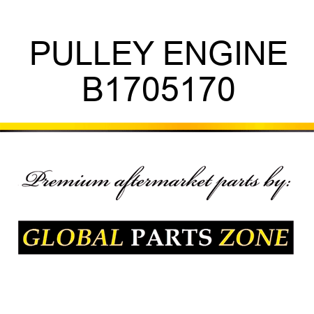 PULLEY ENGINE B1705170