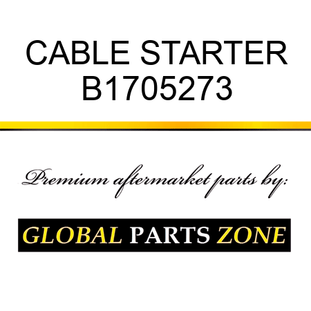 CABLE STARTER B1705273