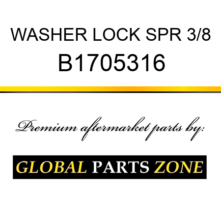 WASHER LOCK SPR 3/8 B1705316