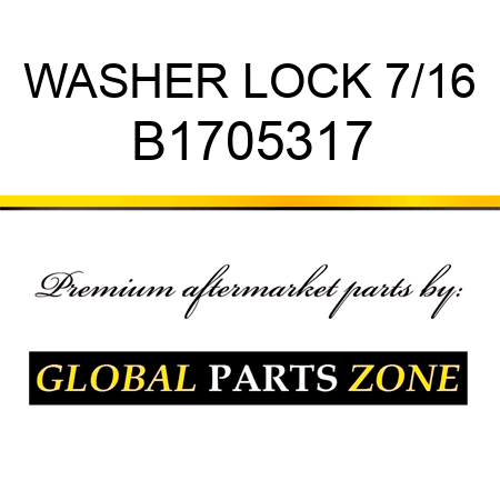 WASHER LOCK 7/16 B1705317