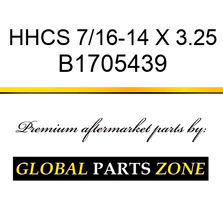 HHCS 7/16-14 X 3.25 B1705439
