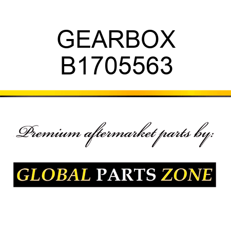 GEARBOX B1705563